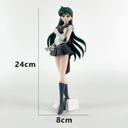 23cm Anime Sailor Moon Meiou Setsuna Figure GLITTER\u0026GLAMOURS Kaiou Michiru Tenoh Haruka Tomoe Hotaru Action Figurine Toy Gift